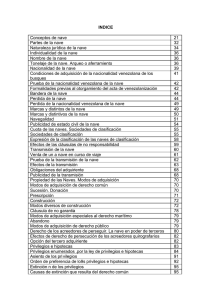 INDICE Conceptos de nave 21 Partes de la nave 32 Naturaleza