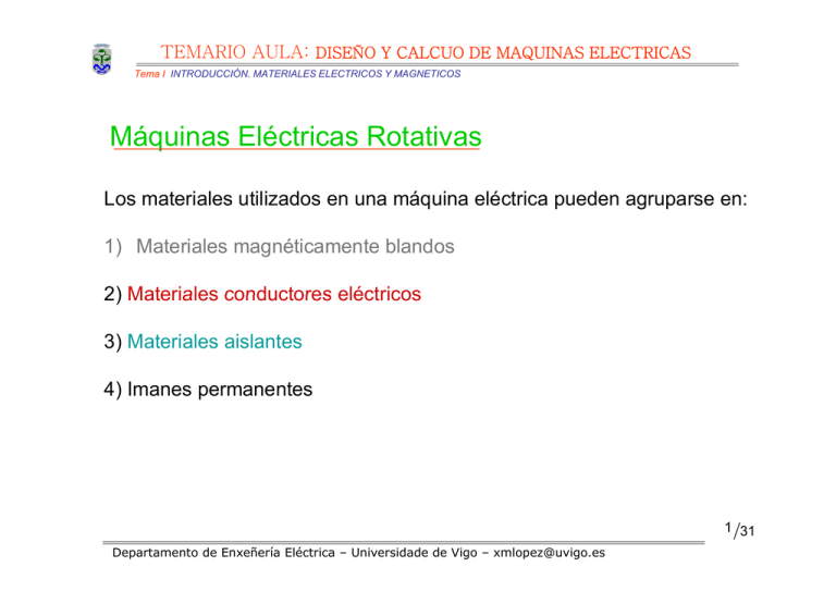 Máquinas Eléctricas Rotativas - Lbcalmaq