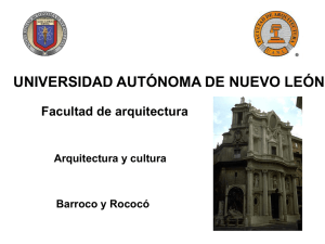 Barroco en Francia - Facultad de Arquitectura / UANL