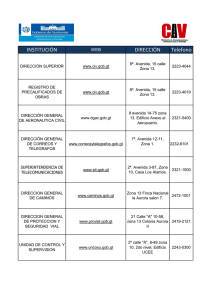 INSTITUCIÓN DIRECCIÓN Telefono