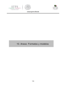 10. Anexo: Formatos y modelos
