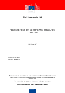 preferences of europeans towards tourism
