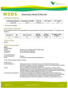 Electrolytic Nickel S-Rounds