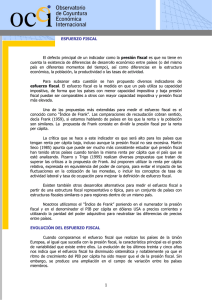 ESFUERZO FISCAL El defecto principal de un indicador como la