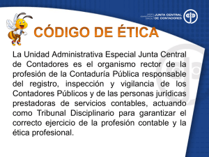 La Unidad Administrativa Especial Junta Central de Contadores es