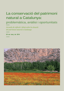 La conservació del patrimoni natural a Catalunya