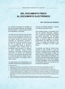 DEL DOCUMENTO F&Iacute;SICO AL DOCUMENTO ELECTR&Oacute;NICO M.Sc