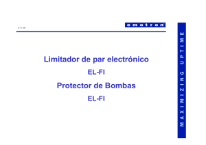 Limitador de par electrónico Protector de Bombas