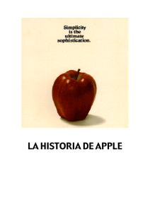 la historia de apple