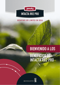 Beneficios - Intacta RR2 PRO