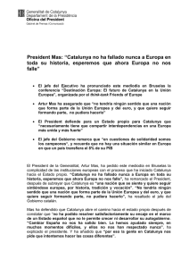 Creu que era donar-li força a la Presidència de la