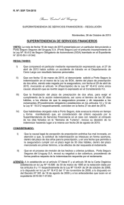Res SSF 724 - 2015 - Banco Central del Uruguay