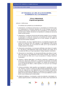 ley órganica 12/1.995, de 12 de diciembre, de represión del