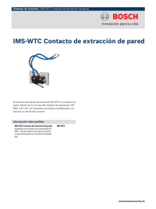IMS-WTC Contacto de extracción de pared