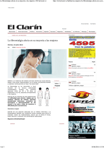 La fibromialgia afecta en su mayoría a las mujeres | ElClarin.net.ve