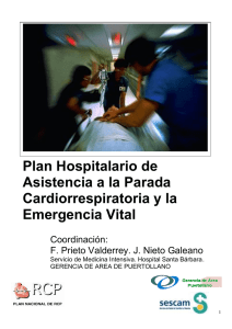 Plan Hospitalario de Asistencia a la Parada Cardiorrespiratoria y la