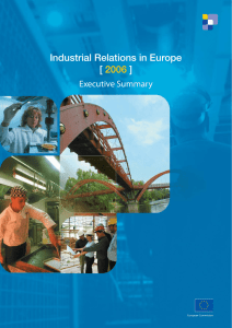 Industrial relations in Europe 2006