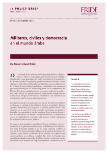 Militares, civiles y democracia en el mundo árabe