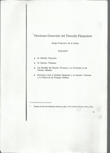 Page 1 2: Nociones Generales del Derecho Financiero Sergio