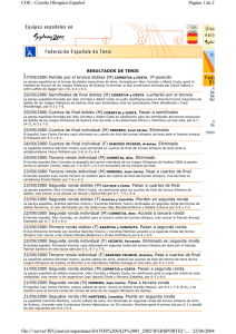 Página 1 de 2 COE - Comite Olimpico Español 22/06/2004 file