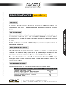cemento asfáltico clasificación ac-30