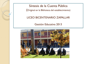 Diapositiva 1 - Liceo Bicentenario Zapallar