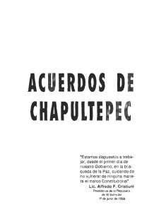 Acuerdos de Chapultepec
