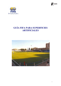 GUÍA FIFA PARA SUPERFICIES ARTIFICIALES