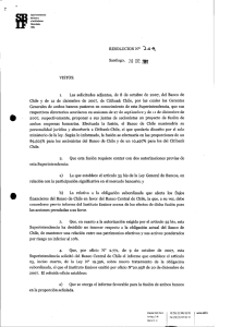 SBIF - Resolución N° 209 - Fusión Banco de Chile y Banco Citibank