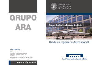 G.Ing. Aeroespacial - UPV Universitat Politècnica de València