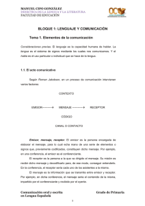 Bloque I. Tema 1. Elementos de comunicacion