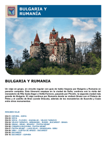 BULGARIA Y RUMANIA
