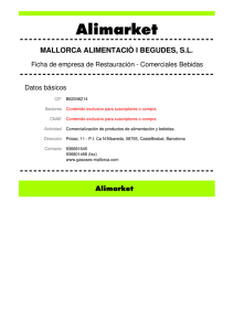 MALLORCA ALIMENTACIÒ I BEGUDES, SL - Empresas