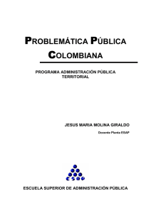 problemática pública colombiana