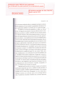 Anticipación desde 1969 del nuevo gobernante, una combinación