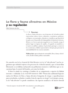 La flora y fauna silvestres en México y su regulación