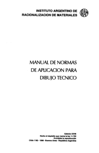 Normas IRAM de Aplicacion para Dibujo Tecnico