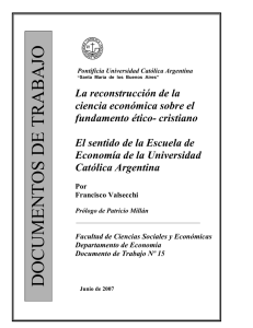 Francisco Valsecchi - Universidad Católica Argentina