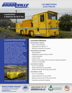 Locomotoras Eléctricas - Brookville Equipment Corporation