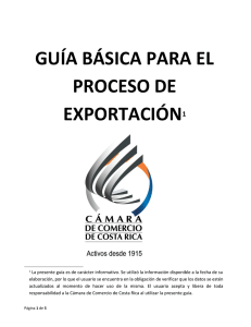 Guía básica para el proceso de exportación