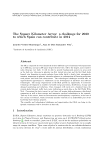 The Square Kilometer Array: a challenge for 2020 to which