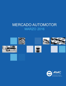 mercado automotor a marzo 2016