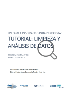 tutorial: limpieza y análisis de datos