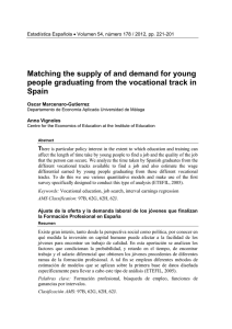 Matching the supply of and demand for young people graduating
