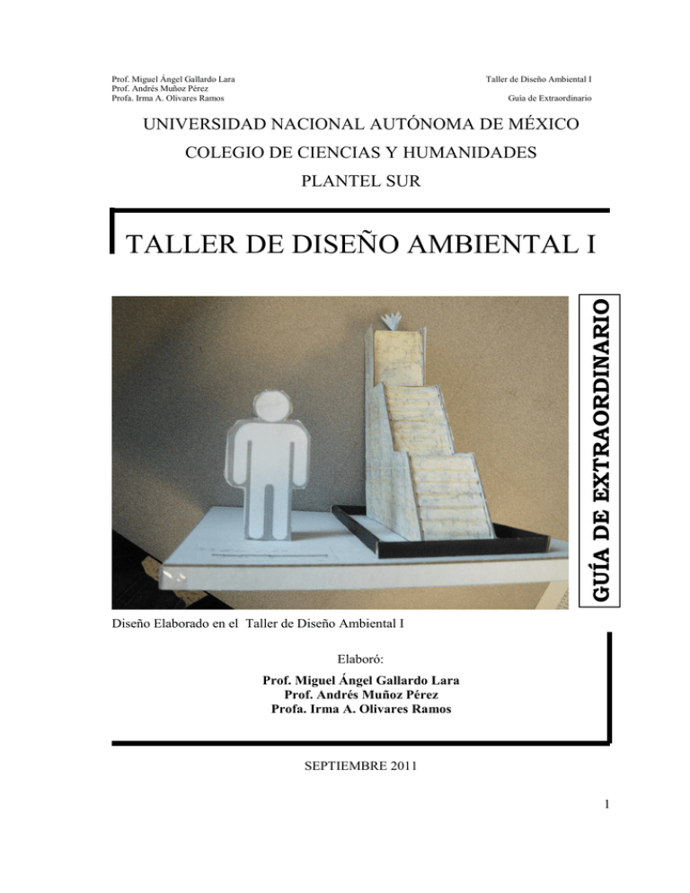 Taller De Dise o Ambiental I CCH Sur