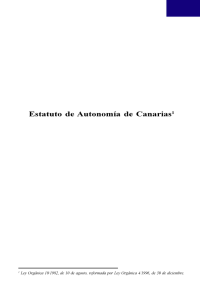Estatuto de Autonomía - Audiencia de Cuentas de Canarias