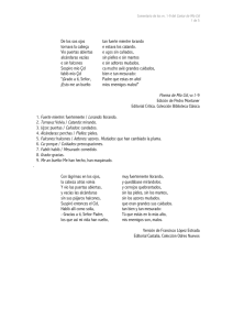 Comentario de Texto: Cantar de M&iacute;o Cid (vv. 1-9)