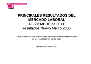 Mercado Laboral - Noviembre de 2011