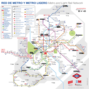 RED DE METRO Y METRO LIGERO Metro and Light
