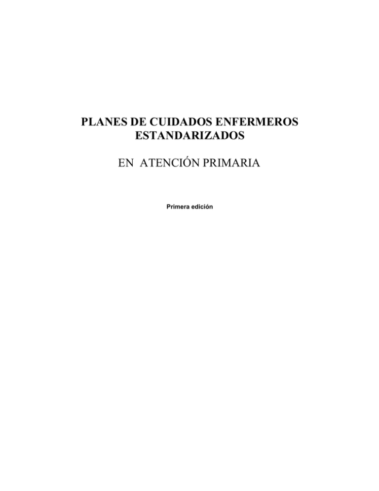 Planes De Cuidados Enfermeros Estandarizados En